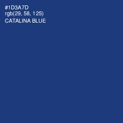#1D3A7D - Catalina Blue Color Image